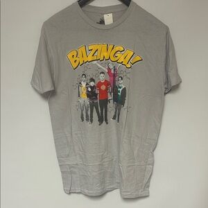 Bazinga! Gray Graphic Tee
